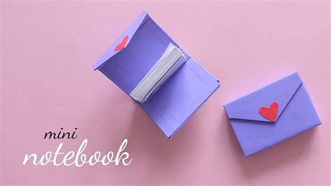 DIY Mini Notebook | How to make Notebook | Paper Craft ...