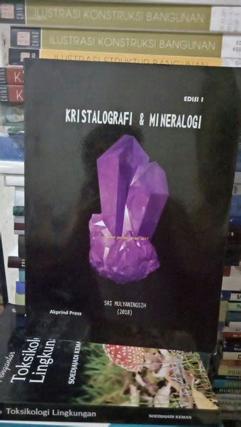 Jual Buku Asli Kristalografi Dan Mineralogi Di Lapak Evelyn Book