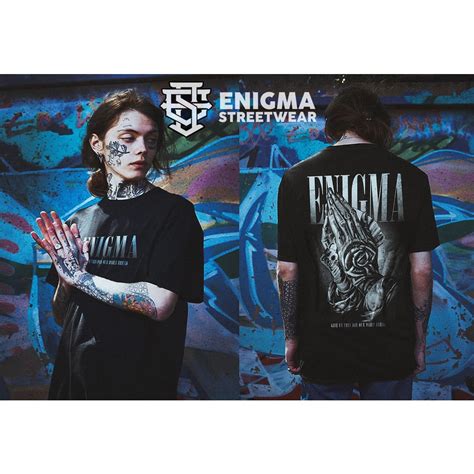 Enigma Streetwear Trending T Shirt For Men Black Pro Club Inspired Cotton Unisex Crewneck Hiphop