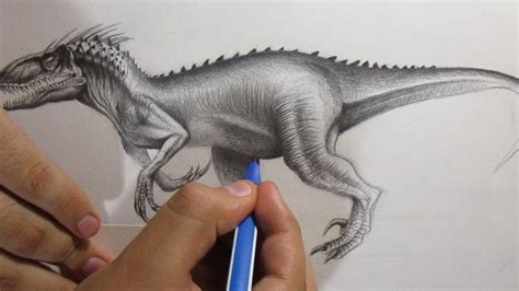 Cómo Dibujar Al Indoraptor De Jurassic World 2 A Lápiz Paso A Paso
