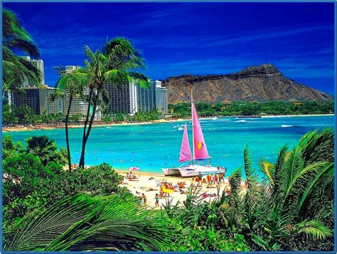 Download the perfect screensaver pictures. Screensavers Wallpaper Hawaii - Download-Screensavers.biz