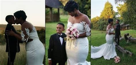 Diminutive Actor Themba Ntuli Marries The Love Of His Life Shares