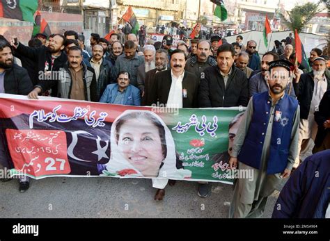 leaders and supporters of peoples party ppp are holding demonstration to express solidarity