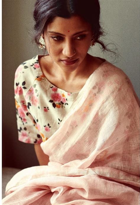 Konkona Sen Sharma S Linen Saree Will Make You Fall In Love With Pastels