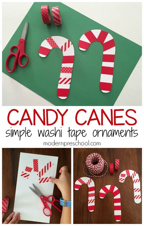 A handmade ornament is more than a decorative addition to your christmas tree—it's a memory: Candy Cane Ornaments | Crafts, Candy cane crafts and Paper