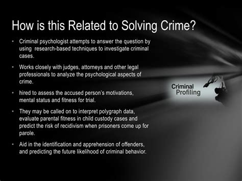 Ppt Forensic Psychology Powerpoint Presentation Free
