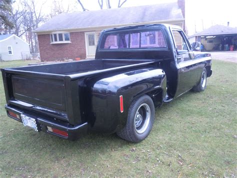 1973 Chevrolet C 10 Step Side Pickup 383 Stroker Black Stepside 12