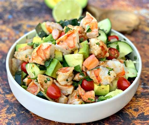 Avocado adds creaminess to help the dish come together. Shrimp Lime Ceviche / Mexican Shrimp Ceviche Mealthy Com ...