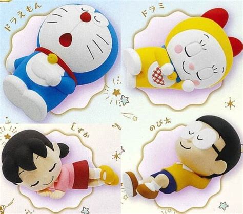 Im Doraemon Im Doraemon Sleeping Friend Fig Set Of 4 Gacha Capsule