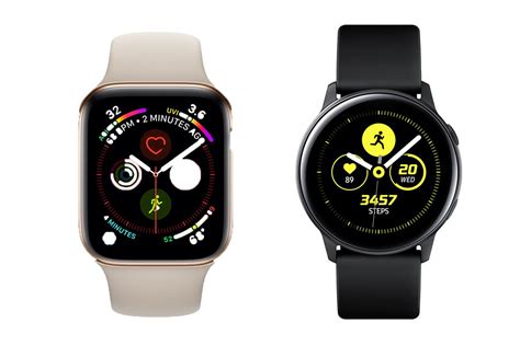 Samsung has confirmed that the galaxy watch 4 will run its new one ui watch interface, which will be overlaid on top of the new version of wear os that the company. Samsung Galaxy Watch Active vs. Apple Watch Series 4 ...