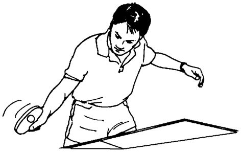 Table Tennis Forehand Drive Technique Video Drawing Indoortion