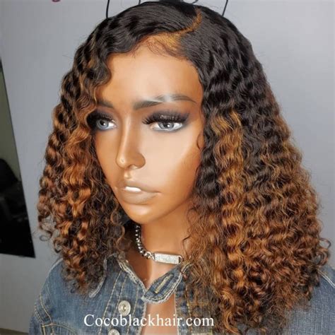 emily tight wave ombre color brazilian human hair pre plucked hairline glueless 360 lace frontal