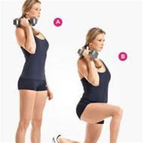 Dumbbell Offset Forward Lunge By Adele A Exercise How To Skimble