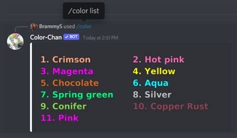 Add Color Chan Discord Bot The 1 Discord Bot List