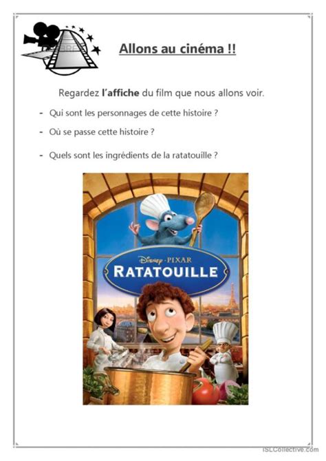 Film Français FLE fiches pedagogiques pdf doc