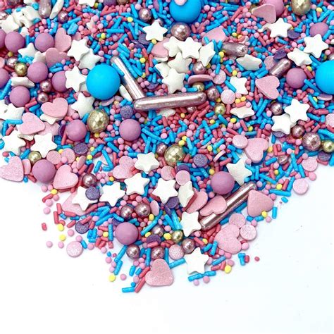 Dekorativni Mix Happy Sprinkles Cotton Candy 90g Partypek