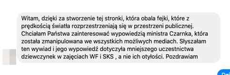 Nie Wypowiedź Ministra Czarnka W Sprawie Otyłości Zwłaszcza Wśród Dziewcząt Nie Została