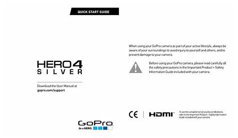Gopro Hero 4 Silver Manual