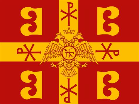 Redesigned Byzantine Imperial Flag Rvexillology