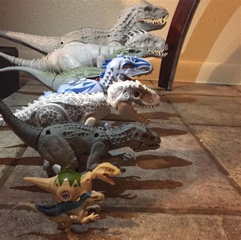 All Of The Jurassic World S Indominus Rex Toys Models Made By Hardro