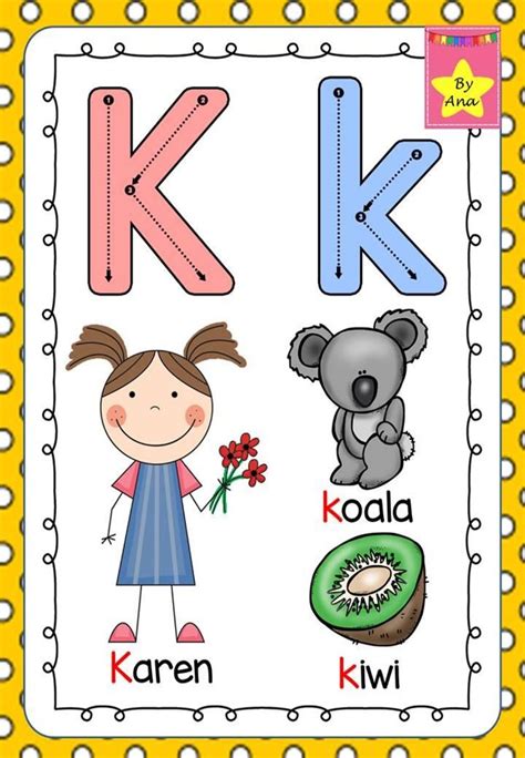 10 Dibujos Con La Letra K Para Niños