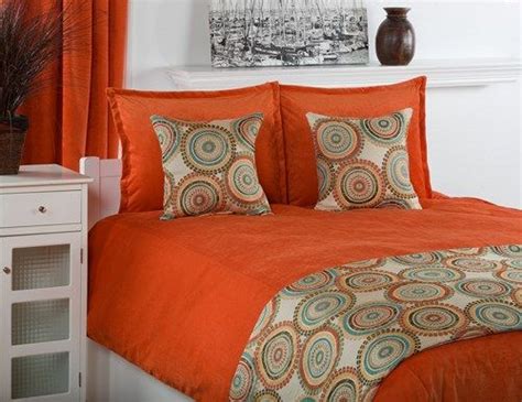 Orange Yellow And Teal Bedroom Crete Pumpkin Orange And Teal