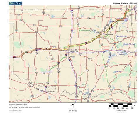 Route 66 Oklahoma Map Verjaardag Vrouw 2020