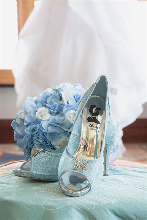 Disney Cinderella Blue Princess Wedding Shoes Disney Wedding Shoes
