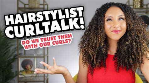Hairstylist Curltalk Do We Trust Them With Our Curls Biancareneetoday Youtube