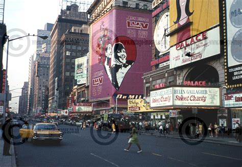 The Past In Colour Times Square New York 1967