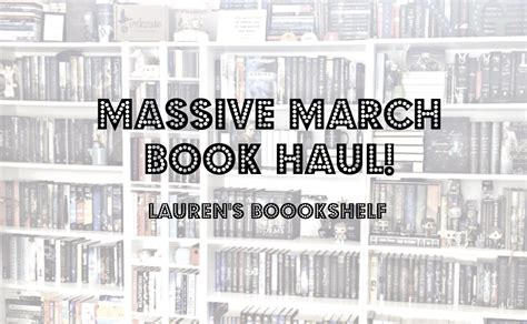 Laurens Boookshelf March 2020 Book Haul
