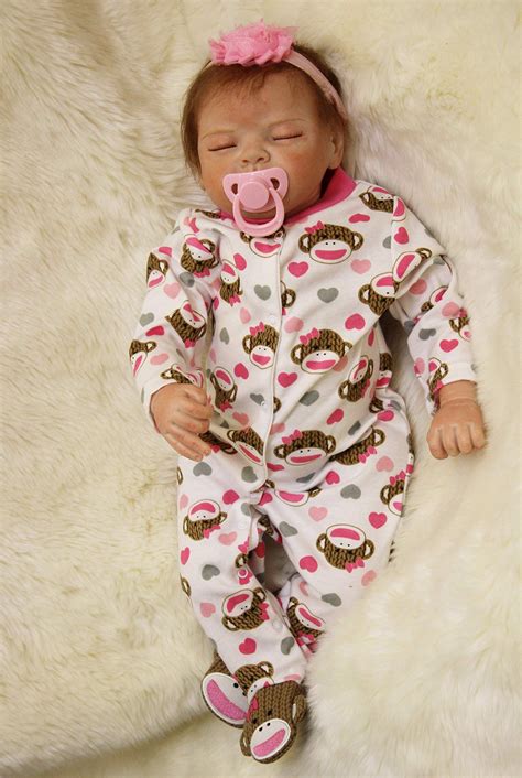 Npkdoll Sleeping Realistic Reborn Baby Dolls Girl Cute Soft Vinyl