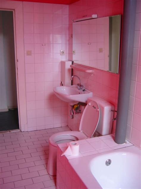 So, today we have selected several pretty pink the easiest way for adding this color into your bathroom is of course by painting the walls or choosing a pink design for the tiles. pepto bismal bathroom | Girl bathrooms, Girl bathroom ...