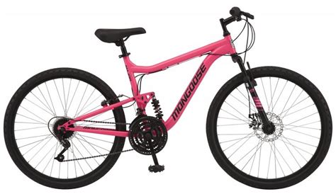 Mongoose Major Mountain Bike 26 Inch Wheels 21 Speeds Pink Womens