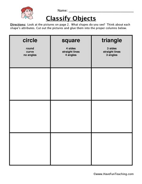 Classifying By Size Printable Worksheet For Kids