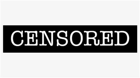 Censor Bars Messages Sticker Censor Bar Transparent Background HD Png Download Kindpng