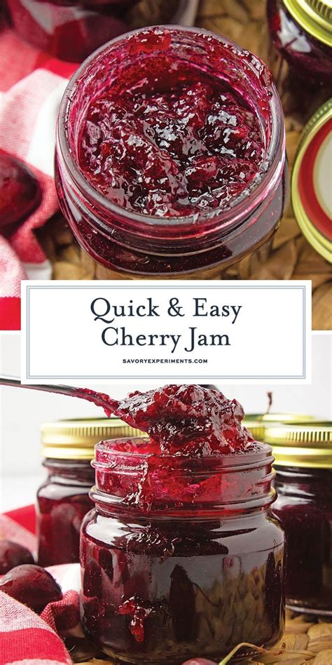 Cherry Jelly Recipes Fruit Jam Recipes Jam Recipes Homemade Canning Recipes Dessert Recipes