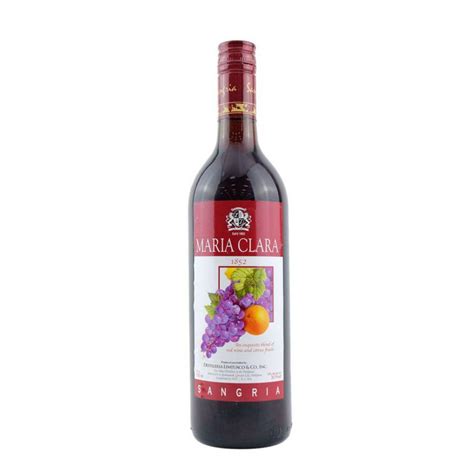 Maria Clara Sangria Red Wine 750ml