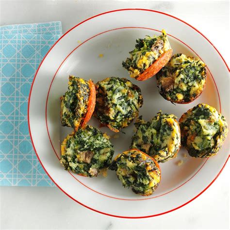 Mini Spinach Frittatas Recipe How To Make It