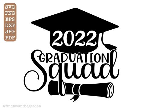 Graduation Squad Svg Graduation 2022 Svg Graduation Shirt Etsy Australia