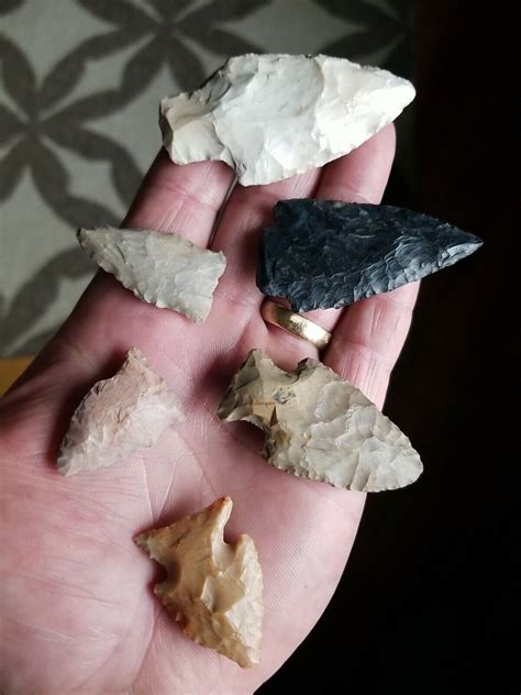 Authentic Arrowheads Ohio Indian Artifacts Stone Tools Nice Points Ebay