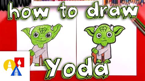How To Draw Cartoon Yoda Youtube