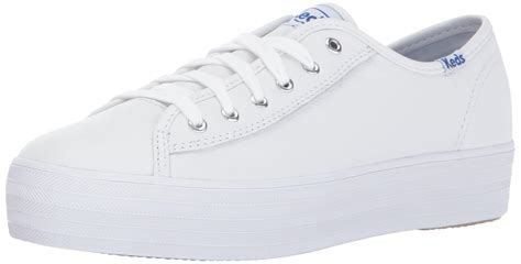 Keds Triple Kick Leather Fashion Sneakerwhite6 M Us Lyst