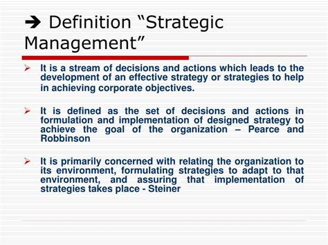 Ppt Business Policy And Strategic Mgmt Powerpoint Presentation Free