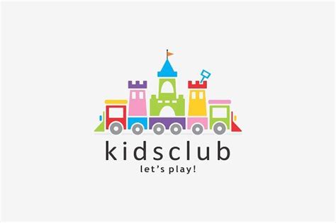 Kids Club Logo Kids Logo Design Kindergarten Logo Education Logo Design