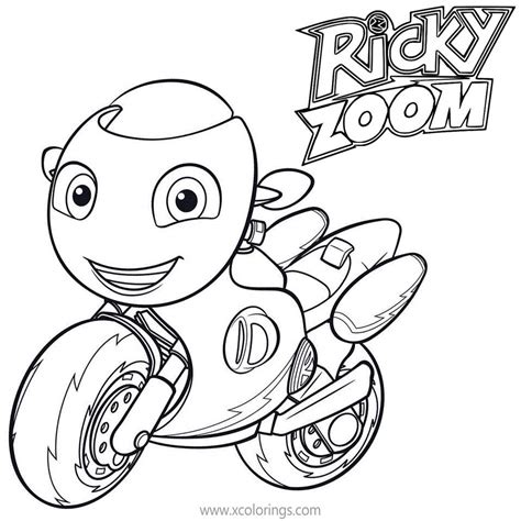 Ricky Zoom Coloring Pages Baby Ricky - XColorings.com