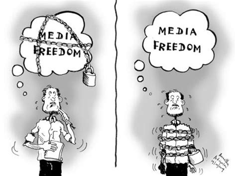 The government controls the media by licensing the newspapers, radio and tv stations and prosecuting some if they criticize the government and the ruling party. Freedom of Speech | North Africa - COMM410 Regional Focus