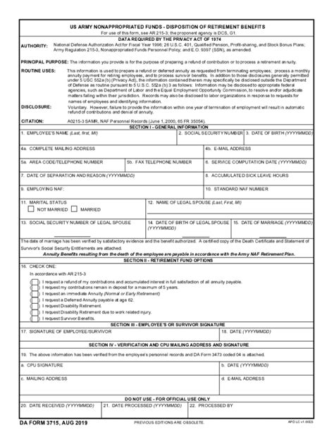 Army Retirement Form Fill Out And Sign Online Dochub