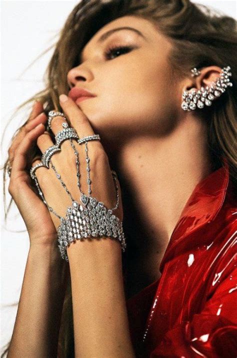 Gigi Hadid By Mert And Marcus For Messika Holiday Jewelry Ad Campaign Gigi Hadid Modeling Gigi