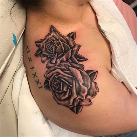 19 Shoulder Rose Tattoo Ideas Designs And Meanings For 2022 Kulturaupice